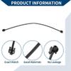 Hihaha No.1323Y2 Heater Hose for Peugeot 206 1.4 1998-2012 Engine Radiator Coolant Water Pipe Good Sealing Rubber 1 Pc Black view 4