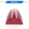 VekAuto Shark Fin Antenna Cover, AM/FM Signal Roof Aerial Universal for Car Auto SUV Truck ABS Material with Adhesive Base Dark Red view 4