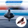 VekAuto Shark Fin Antenna, AM/FM Signal Roof Aerial Universal for Car Auto SUV Truck ABS Material with Adhesive Base Elegant Red view 2