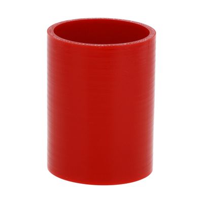 X AUTOHAUX 1 Pcs Straight Coupler Silicone Hose 68mm/2.68" ID 100mm/3.94" Length 0 Degree Car Silicone Hose Coolant Hose 3-Ply 4mm Thickness Air Intake/Turbo/Intercooler Piping Tube Red