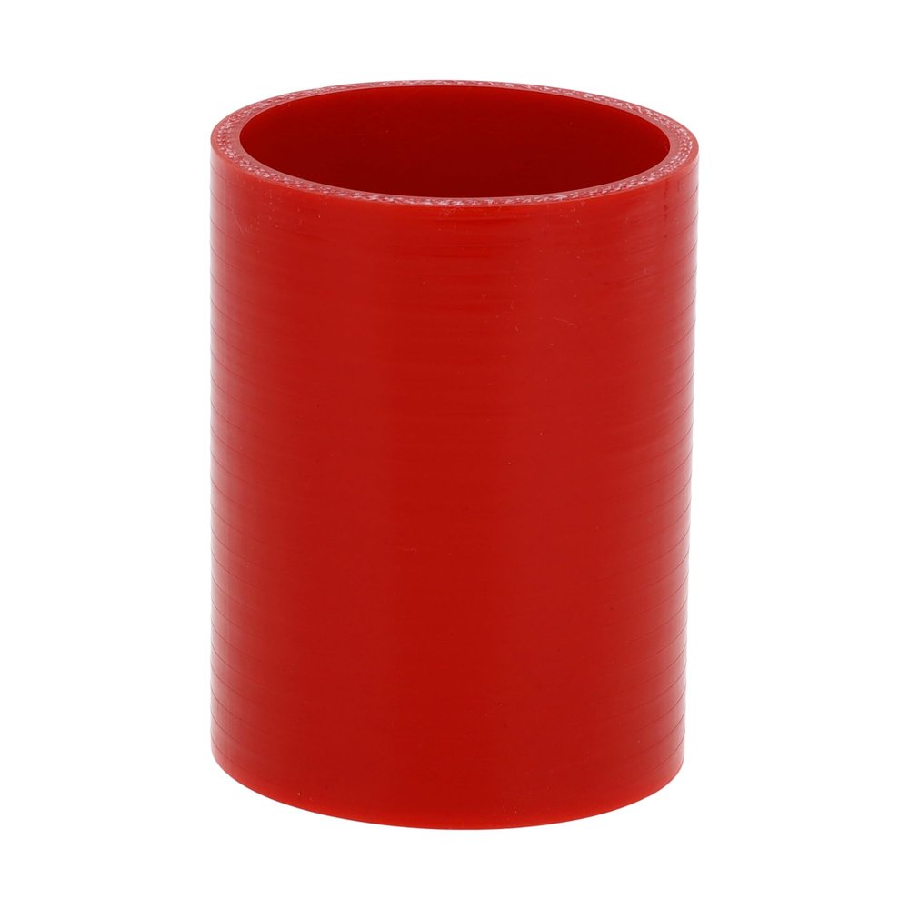 X AUTOHAUX 1 Pcs Straight Coupler Silicone Hose 68mm/2.68" ID 100mm/3.94" Length 0 Degree Car Silicone Hose Coolant Hose 3-Ply 4mm Thickness Air Intake/Turbo/Intercooler Piping Tube Red
