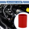 X AUTOHAUX 1 Pcs Straight Coupler Silicone Hose 68mm/2.68" ID 100mm/3.94" Length 0 Degree Car Silicone Hose Coolant Hose 3-Ply 4mm Thickness Air Intake/Turbo/Intercooler Piping Tube Red view 2