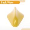 Partuto 1 Pcs Universal Shark Fin Antenna Cover Signal Roof Aerial for Car SUV Truck ABS Material with Adhesive Base Yellow view 4