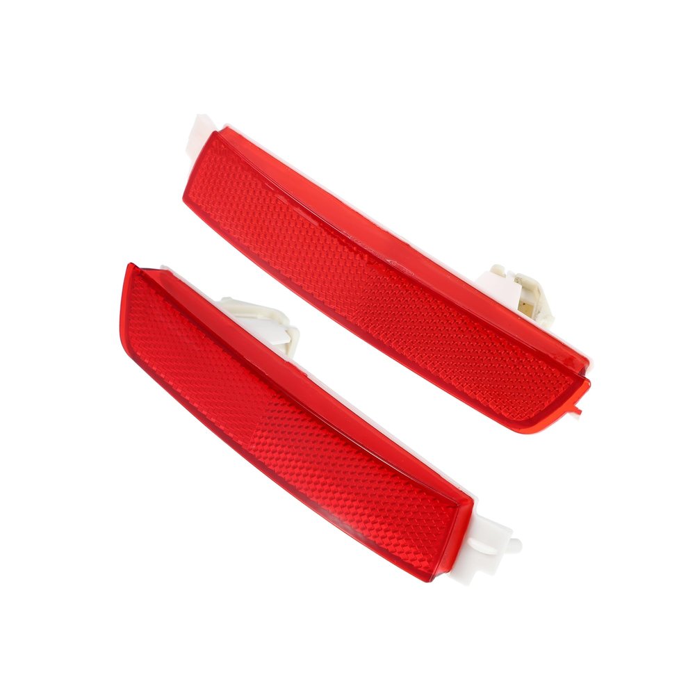 INFINAUTO 1 Pair Exterior Rear Bumper Side Marker Reflector Red for Nissan Sentra 2013-2018 Left Right Side 265655C000 265605C000 Stylish Design