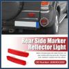 INFINAUTO 1 Pair Exterior Rear Bumper Side Marker Reflector Red for Nissan Sentra 2013-2018 Left Right Side 265655C000 265605C000 Stylish Design view 2