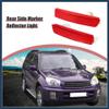 INFINAUTO 1 Pair Exterior Rear Bumper Side Marker Reflector Red for Nissan Sentra 2013-2018 Left Right Side 265655C000 265605C000 Stylish Design view 3