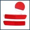 INFINAUTO 1 Pair Exterior Rear Bumper Side Marker Reflector Red for Nissan Sentra 2013-2018 Left Right Side 265655C000 265605C000 Stylish Design view 4