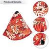 RATCHROLL 1 Pcs Universal Gear Shift Stick Gaiter Decoration 25x3x20cm/9.84"x1.18"x7.87" Gear Stick Knob Cover Boot Shift Cover Nylon Fabric,Aluminum Alloy Red view 4