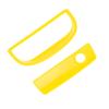 REPAIROCK 1 Set Glove Box Handle Switch Cover Trim for Jeep Wrangler JK 2007-2017 Passenger Storage Grab Handle Button Trim ABS Yellow view 1