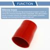 X AUTOHAUX 1 Pcs Straight Coupler Silicone Hose 70-76mm/2.76"-2.99" ID 100mm/3.94" Length 0 Car Silicone Hose Coolant Hose 3-Ply 4mm Thickness Air Intake/Turbo/Intercooler Piping Tube Red view 4