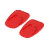 REPAIROCK Universal Motorcycle Kickstand Pad for Hot Pavement Soft Ground and Outdoor Parking 3.54"x2.36" Motorcycle Support Plate Red 2 Pcs view 1
