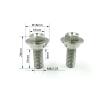 M8x1.25 Stainless Steel Hexagon Motorcycle Seat Bolt With Flange Flange Teeth Anti-slip Screws Suitable For R 250 450 view 2