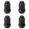 TUSK (4 Pack) Tapered Spline Drive Lug Nut 12mm x 1.50mm Thread Pitch Black for Honda Talon 1000RS 2023 view 1