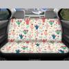Pinupub Floral Cactus Car Seat Covers Full Set Comfy Graphic Print Automotive Front Rear Seat Protector for SUV Truck Vans Car Interior Accessories Easy to Install view 4