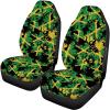Urndoeng Jamaica Car Seat Cover,Jamaica Seat Covers,Jamaica Car Accessories,Jamaica Flag Decor,Jamaica Seat Covers for Women,Cool Jamaica Flag Print Design view 2