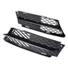 AutoXcessories Pair ABS Front Bumper Lower Fog Light Mesh Grill for 2006-2008 BMW E90 E91 3-Series 335i 328i 330i Matte Black view 2