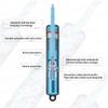 Tailgate Gas Struts Compatible with 2001-2005 Soarer Z40 with spolier, Rear Trunk Lift Supports, Easy Installation with Guide, 2 Pieces view 3