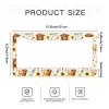 Highland Cow License Plate Frame Sunflowers License Plate Frames Aluminum Car Accessories Cover with 2 Holes and Screws 12 x 6 Inch for Front Rear Car Plate Decor for Women Men view 2