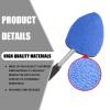 Couslcd Windshield Cleaner Tool - Portable Car Interior Window Cleaning Kit with Extendable Handle, 4 Microfiber Towel Pads, Auto Glass Wiper for Windshield, Universal for RV, SUV, Truck (Blue) view 4