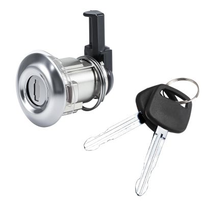 FUSCH Fuel Door Lock Cylinder W/ 2 Keys Set Compatible with 1995-2004 Toyota Tacoma 2000-2003 Tundra Gas Fuel Filler Lid Cylinder Lock Replace # : 69058-35140