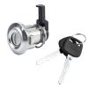 FUSCH Fuel Door Lock Cylinder W/ 2 Keys Set Compatible with 1995-2004 Toyota Tacoma 2000-2003 Tundra Gas Fuel Filler Lid Cylinder Lock Replace # : 69058-35140 view 1