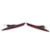 CNxinn10 Rear Bumper Reflector Light Dynamic Turn Signal Light Brake Tail Fog Lamp for Tesla Model 3 2017 2018 2019 2020 2021 2022, Red Lens view 1