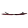 CNxinn10 Rear Bumper Reflector Light Dynamic Turn Signal Light Brake Tail Fog Lamp for Tesla Model 3 2017 2018 2019 2020 2021 2022, Red Lens view 4