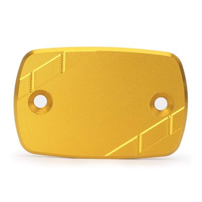 Cnfang4 Motorbike Front Brake Reservoir Cap Fluid Reservoir Cover for Yamaha YZF-R25 2014-2015, YZF-R3 MT-25 MT-03 2015-2016, Gold