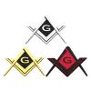 Montesy Freemason Masonic Car Emblems Decal Sticker Strong Adhesive for Automotive Truck Motorcycle Car Bikes Easy Installation view 3