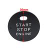Rbanna1 1 Pc Start Stop Push Button Cover Pushbutton Switches Aluminum Alloy Black for Mazda 3 Axela M3 2014-2019 view 2