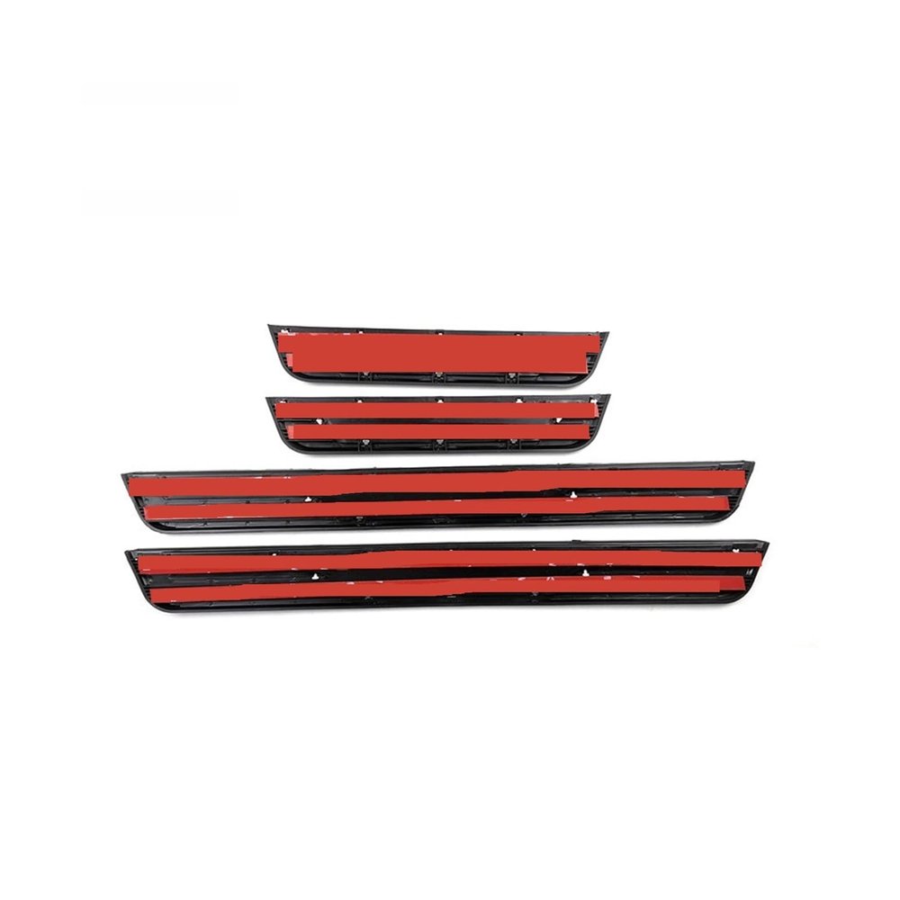 Stainless steel 4PCS ABS Stainless Steel Suitable 2021-2023 Fit For Chevy TRAILBLAZER Car Door Sill Pedal Welcome Scuff Plate Cover Door sill protector