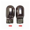 2Pc Car LED Brake Turn Singal Light 12V 5W T10/T20 7440/7441/7443/7444 Chrome Plated Mirror Invisible Reverse Lamp Tail Bulb(7,7440 W21W WY21W T20) view 2