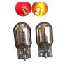 2Pc Car LED Brake Turn Singal Light 12V 5W T10/T20 7440/7441/7443/7444 Chrome Plated Mirror Invisible Reverse Lamp Tail Bulb(7,7440 W21W WY21W T20) view 3
