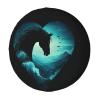 Foruidea Heart-Shaped Horse Spare Tire Cover Dust-Proof Wheel Tire Cover Fit Trailer, RV, SUV and Many Vehicle 14 Inch view 1