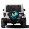 Foruidea Heart-Shaped Horse Spare Tire Cover Dust-Proof Wheel Tire Cover Fit Trailer, RV, SUV and Many Vehicle 14 Inch view 2