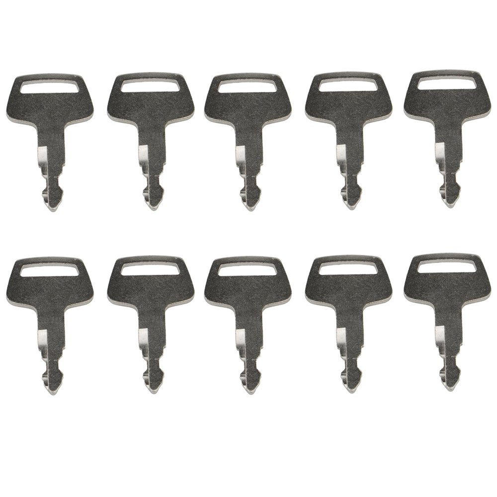RONGPAS 10PCS Ignition Keys 5080 compatible with IHI Mini-Excavator compatible with Marooka compatible with Chieftain 069029029 F4
