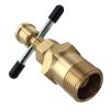 Solid Brass Olive Removal Tool High Strength Pipe Remover Puller for Home Easy to Use Small & Light Wide Applications for Copper Pipes NPT 1/2in NPT 3/4in with AC Ducts view 2