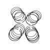 65.5mm Motorcycle Piston Rings Kit For FZ-6N FZ6 FZ6N S2 FZ6S FZ-6S S2 Fazer FZ-6R FZ6R XJ6 Diversion F YZF600 R6 Ring view 1
