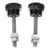 Zerone Universal Quick Release Bonnet Latch 2Pcs Push Button Quick Release CNC Aluminum and Iron Bumper Quick Release Pins Securely Protect Engine Compartment for Universal Fitment (22mm) view 2