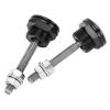 Zerone Universal Quick Release Bonnet Latch 2Pcs Push Button Quick Release CNC Aluminum and Iron Bumper Quick Release Pins Securely Protect Engine Compartment for Universal Fitment (22mm) view 3