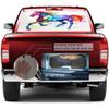 Watercolor Horse Pickup Truck Decals Rear Window, Modern Animal Fantasy Colorful Automotive Decals and Graphics Rear Window Decals for Trucks, Car Window Decal Sticker 66 x 22 inch view 2