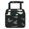 HISQSTUU Funny Goose Bird Car Backseat Organizer PU Leather Automotive Back Seat Storage Bag Universal Hanging Garbage Box Travel Accessories Foldable view 2