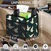 HISQSTUU Funny Goose Bird Car Backseat Organizer PU Leather Automotive Back Seat Storage Bag Universal Hanging Garbage Box Travel Accessories Foldable view 3