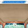 VekAuto Breathable Mesh Headliner Fabric 54" l x 48" W Interior Trim DIY Roof Repair Replacement for Car Truck RV SUV Automotive Breathable Mesh Fabric Brown view 2