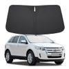Windshield Sun Shade for Ford Edge 2007 2008 2009 2010 2011 2012 2013 2014, Front Window Shade Sun Visor Protector for Ford Edge Accessories Foldable Sunshade Blocks UV Rays Keeps Your Car Cooler view 1