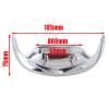 FINMOKAL Front Fender Tip Trim Fit for Harley FLHR FLHTCUTG 1980-2013 view 3