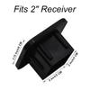 Tnomchey Fish Skeleton Receiver Cover Hitch Plugs Black Cartoon Old Tattoo Sea Fish Skull Rubber Receiver Tube Hitch Plug Car Exterior Accessories Fits for Pickup Trucks Cars view 2