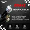 Rear Brake Hydraulic Hose - 2PCs Replacement Brake Hoses for Jeep TJ view 3
