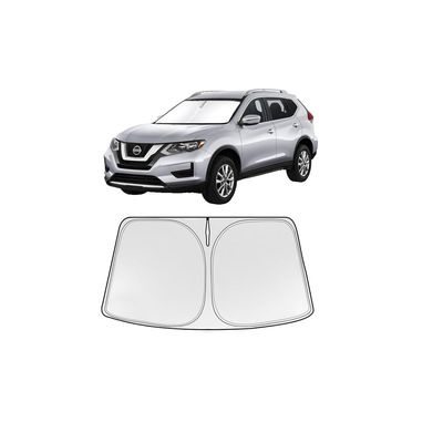 Foldable Sun Shade WODSTA Full Coverage Windshield Sunshade Compatible with Nissan Rogue 2014-2020 4-Layer Thickened Windows Visor 240T Polyester Windshield Sun Shade