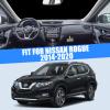 Foldable Sun Shade WODSTA Full Coverage Windshield Sunshade Compatible with Nissan Rogue 2014-2020 4-Layer Thickened Windows Visor 240T Polyester Windshield Sun Shade view 4